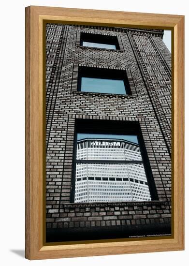 MetLife Building Reflection-null-Framed Stretched Canvas