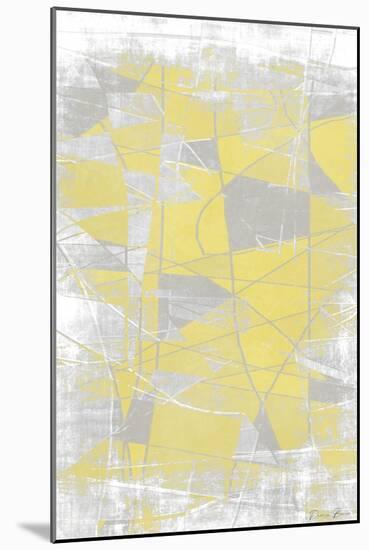 Metric Pantone Yellow-Denise Brown-Mounted Art Print