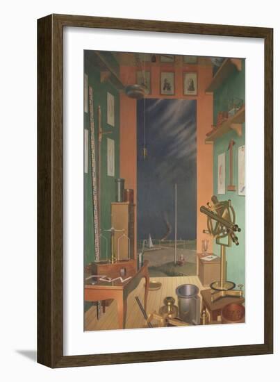 Metric System, C.1933 (Oil on Canvas)-Pierre Roy-Framed Giclee Print