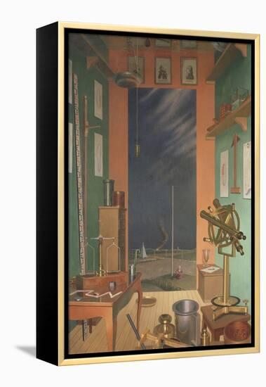 Metric System, C.1933 (Oil on Canvas)-Pierre Roy-Framed Premier Image Canvas