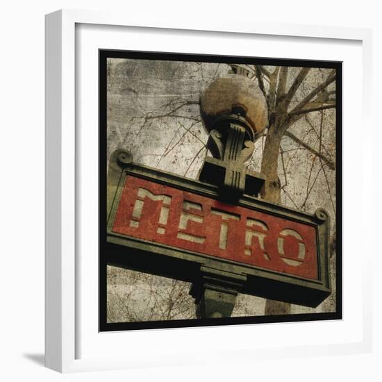 Metro II-John W Golden-Framed Giclee Print