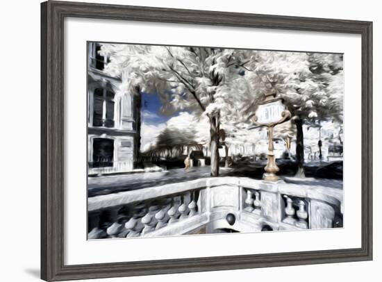 Metro - In the Style of Oil Painting-Philippe Hugonnard-Framed Giclee Print