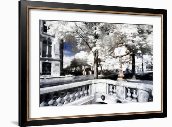 Metro - In the Style of Oil Painting-Philippe Hugonnard-Framed Giclee Print