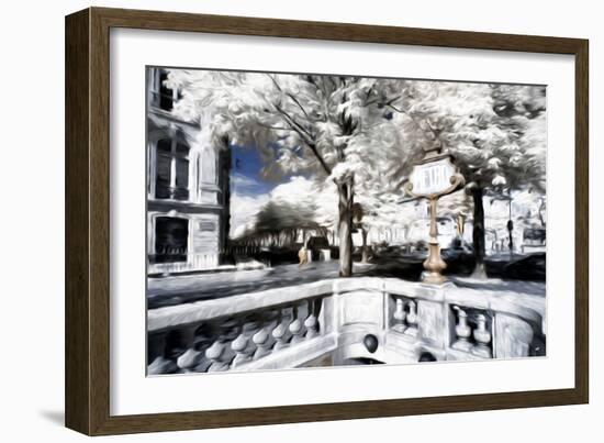 Metro - In the Style of Oil Painting-Philippe Hugonnard-Framed Giclee Print