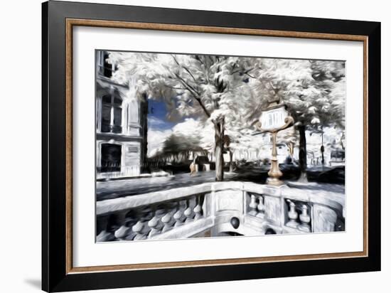 Metro - In the Style of Oil Painting-Philippe Hugonnard-Framed Giclee Print