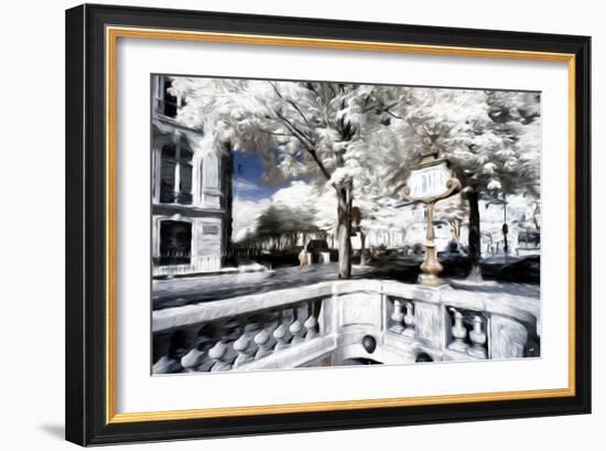 Metro - In the Style of Oil Painting-Philippe Hugonnard-Framed Giclee Print