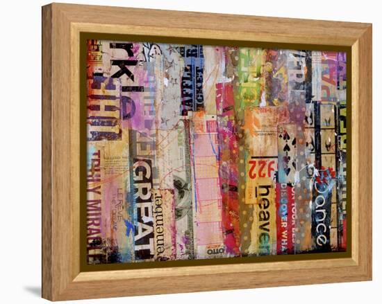 Metro Mix 21 III-Erin Ashley-Framed Stretched Canvas