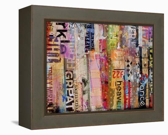 Metro Mix 21 III-Erin Ashley-Framed Stretched Canvas