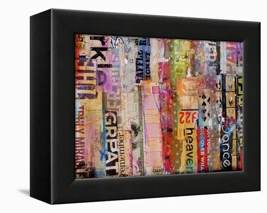 Metro Mix 21 III-Erin Ashley-Framed Stretched Canvas