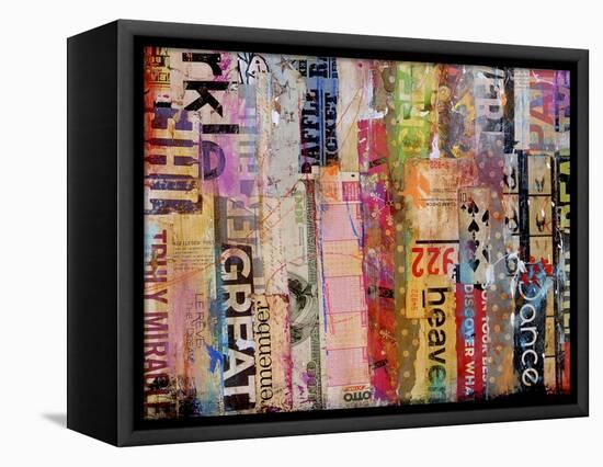 Metro Mix 21 III-Erin Ashley-Framed Stretched Canvas