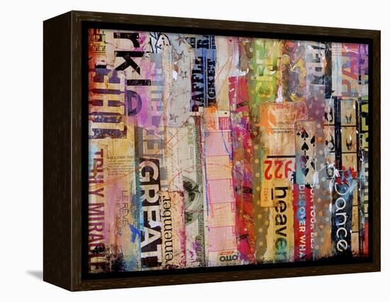 Metro Mix 21 III-Erin Ashley-Framed Stretched Canvas