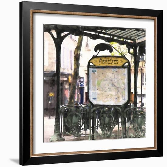 Metro Paris Abbesses-Philippe Hugonnard-Framed Giclee Print