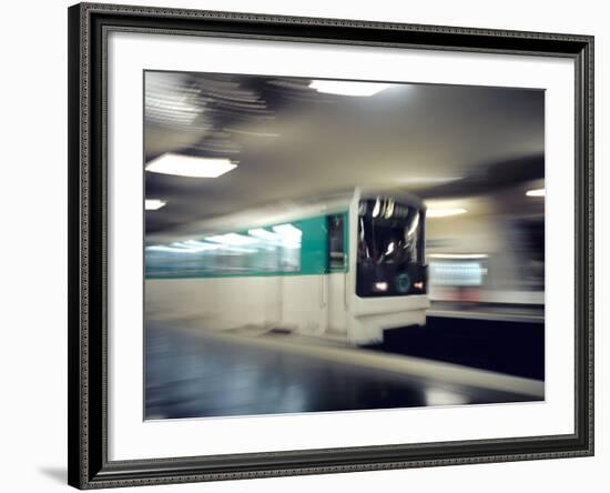 Metro, Paris, France-David Barnes-Framed Photographic Print