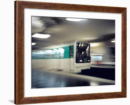 Metro, Paris, France-David Barnes-Framed Photographic Print