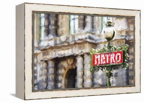 Metro Paris II - In the Style of Oil Painting-Philippe Hugonnard-Framed Premier Image Canvas