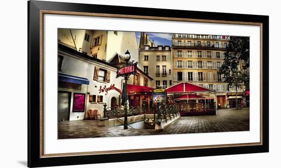 Metro Saint-Michel, Paris-Stephane Rey-Gorrrez-Framed Art Print