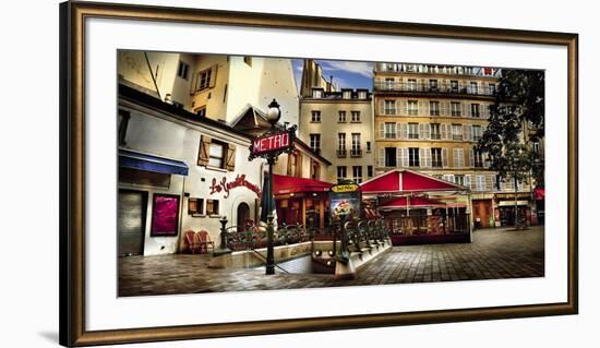 Metro Saint-Michel, Paris-Stephane Rey-Gorrrez-Framed Art Print