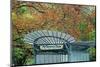 Metro station entrance in autumn, Paris, France-Panoramic Images-Mounted Photographic Print