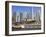 Metro Station, Sheikh Zayed Road, Dubai, United Arab Emirates, Middle East-Amanda Hall-Framed Photographic Print