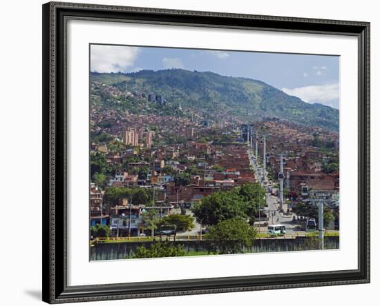 Metrocable Gondola, Medellin, Colombia, South America-Christian Kober-Framed Photographic Print