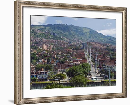 Metrocable Gondola, Medellin, Colombia, South America-Christian Kober-Framed Photographic Print