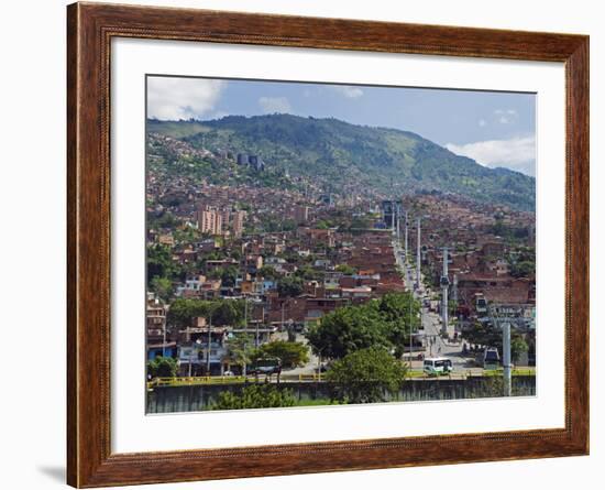 Metrocable Gondola, Medellin, Colombia, South America-Christian Kober-Framed Photographic Print