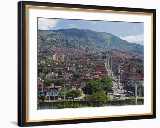 Metrocable Gondola, Medellin, Colombia, South America-Christian Kober-Framed Photographic Print