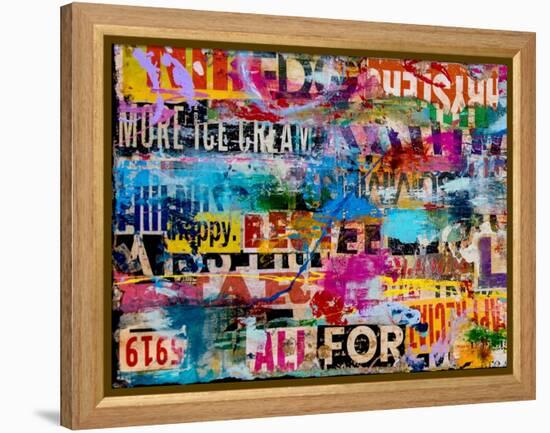 Metromix Luv I-Erin Ashley-Framed Stretched Canvas