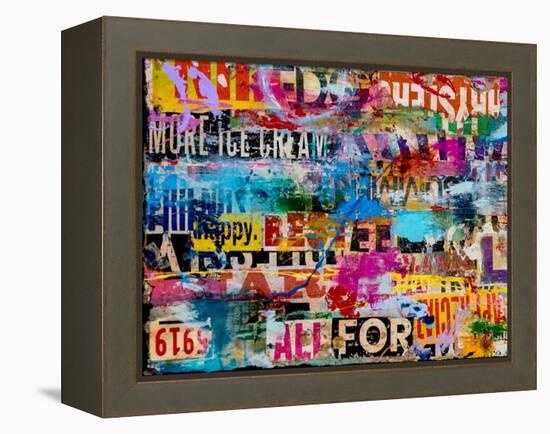 Metromix Luv I-Erin Ashley-Framed Stretched Canvas