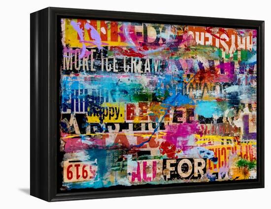 Metromix Luv I-Erin Ashley-Framed Stretched Canvas