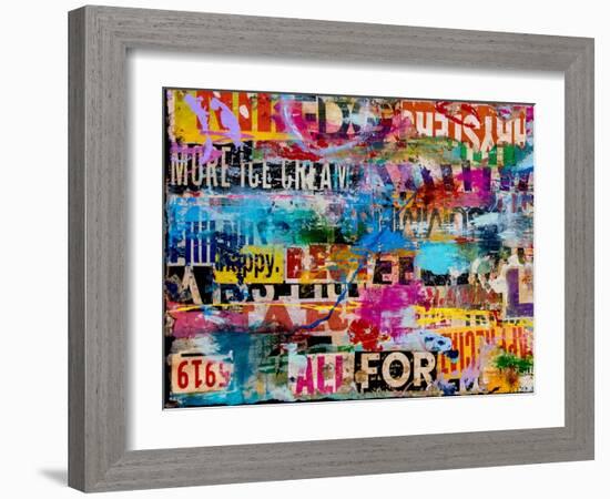 Metromix Luv I-Erin Ashley-Framed Art Print