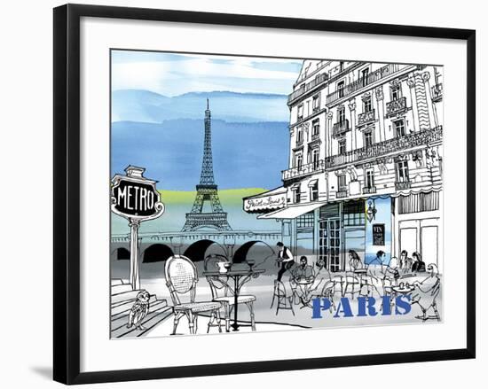 Metropol III-Sandra Jacobs-Framed Giclee Print