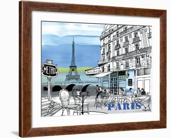 Metropol III-Sandra Jacobs-Framed Giclee Print