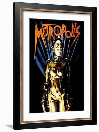 Metropolis, 1926-null-Framed Art Print