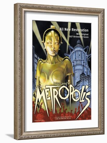 Metropolis, 1926-null-Framed Art Print