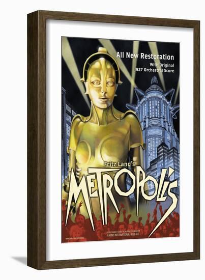 Metropolis, 1926-null-Framed Art Print