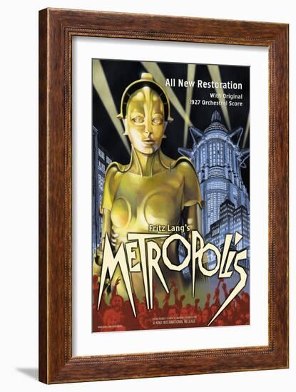 Metropolis, 1926-null-Framed Art Print