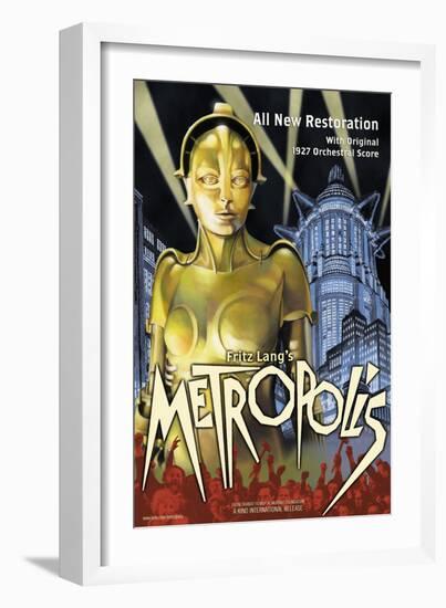 Metropolis, 1926-null-Framed Art Print