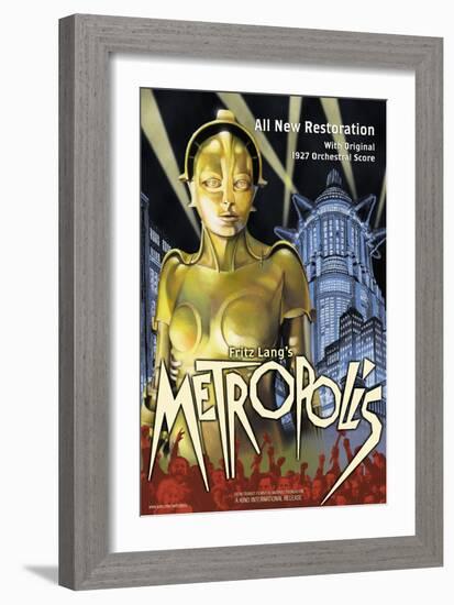 Metropolis, 1926-null-Framed Premium Giclee Print