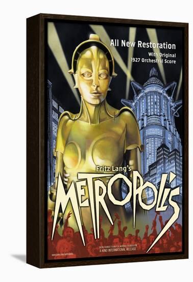 Metropolis, 1926-null-Framed Stretched Canvas