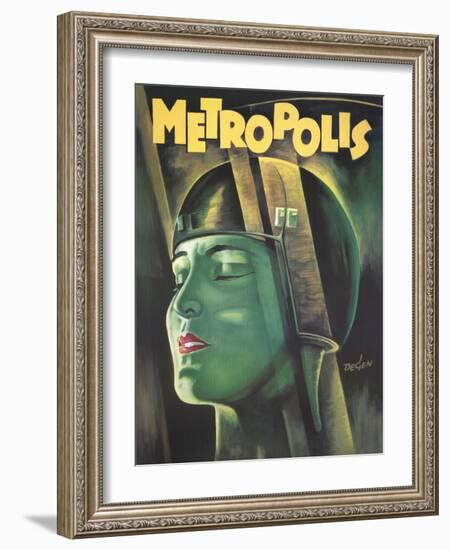 Metropolis, 1926-null-Framed Art Print