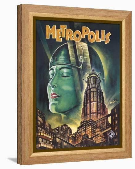 Metropolis, 1926-null-Framed Stretched Canvas