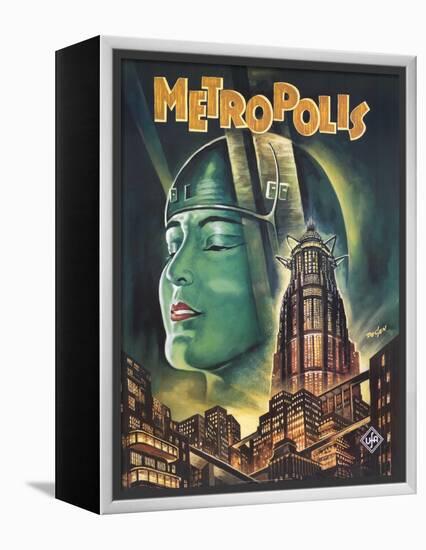 Metropolis, 1926-null-Framed Stretched Canvas