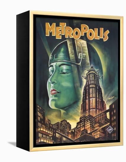 Metropolis, 1926-null-Framed Stretched Canvas