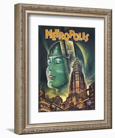 Metropolis, 1926-null-Framed Art Print