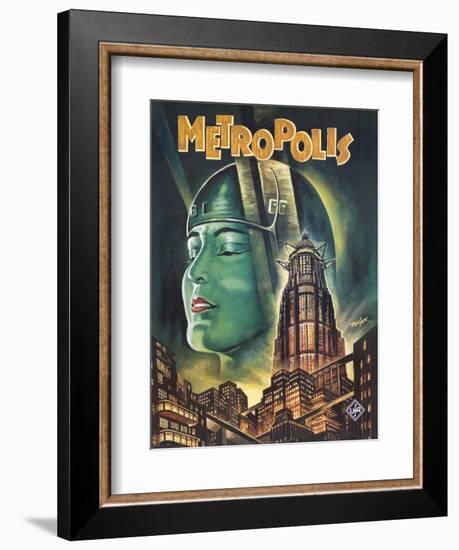 Metropolis, 1926-null-Framed Art Print