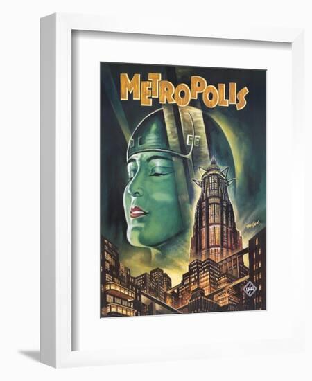 Metropolis, 1926-null-Framed Art Print