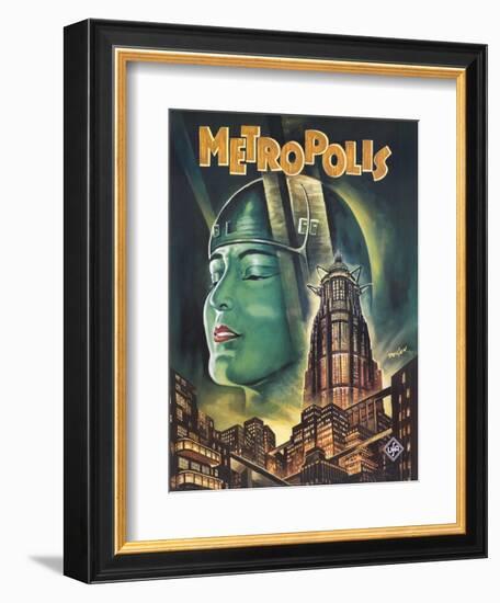 Metropolis, 1926-null-Framed Art Print