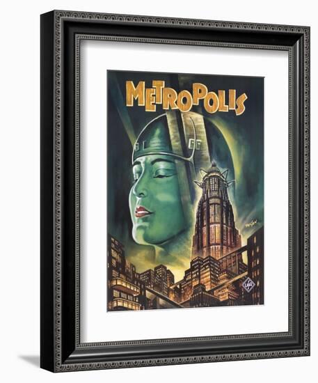 Metropolis, 1926-null-Framed Premium Giclee Print