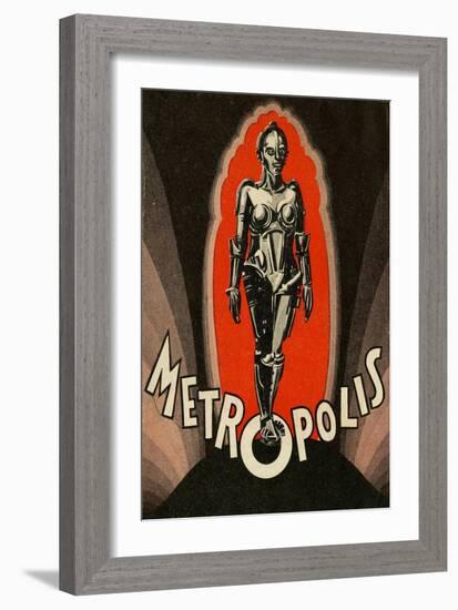 Metropolis, 1926-null-Framed Art Print